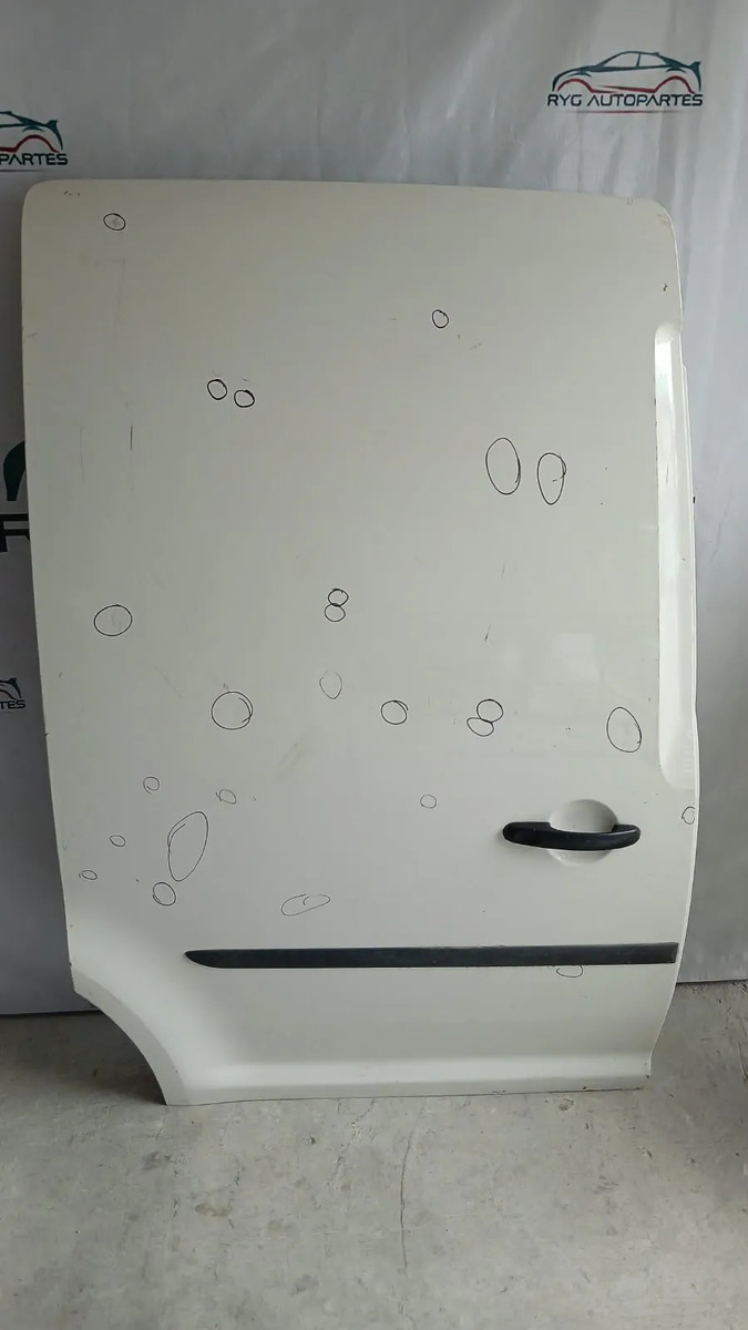 Puerta Corrediza Derecha Vw Caddy 15-20 Corta Sin Chapa Trasera Derecho Blanco