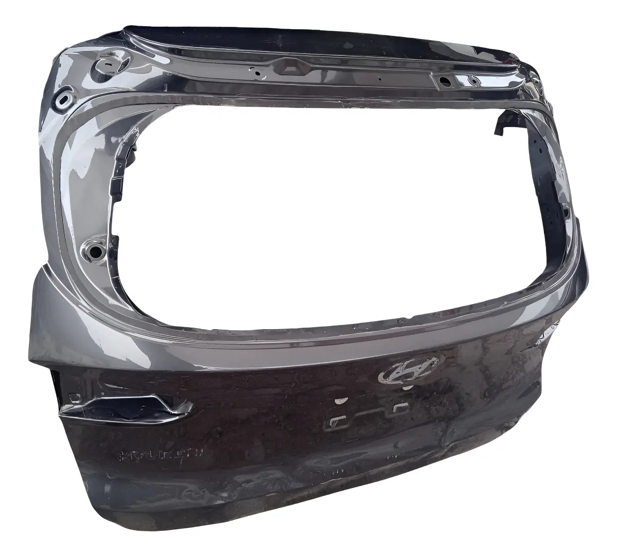 Tapa Cajuela Hyundai Santa Fe 2017-2018-2019-2020 Gris Oscuro