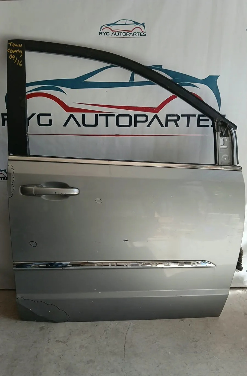 Puerta Delantera Derecha Chrysler Town Country 09-16 Delantera Derecho Gris
