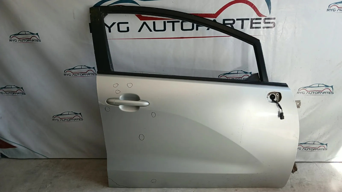 Puerta Delantera Derecha Kia Rio 12-17 Eléctrica Delantera Derecho Plata
