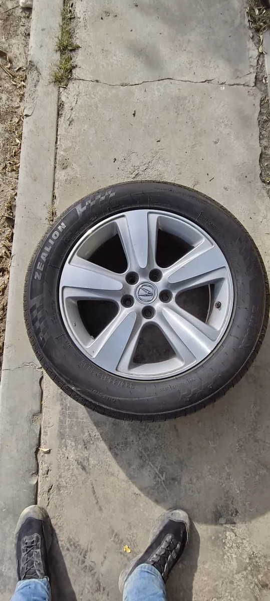 Acura Mdx 2007-2012 Rin 18 Original Negro Plateado