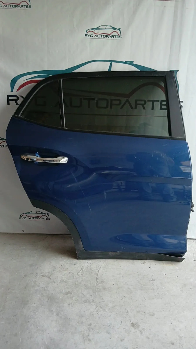 Puerta Trasera Derecha Hyundai Creta 21-26 Eléctrica , Daño Trasera Derecho Azul Marino