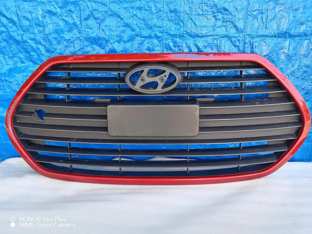 Parrilla Hyundai Veloster 2013 2014 2015 2016 2017 Rojo Mate