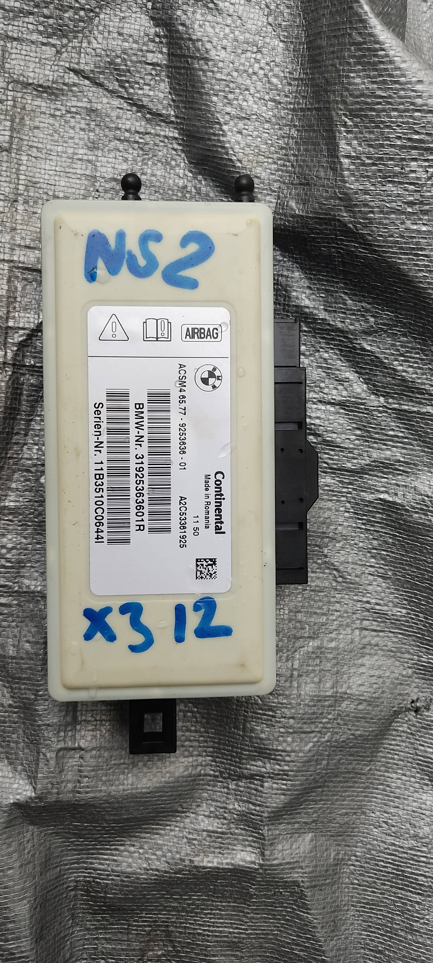 Bmw X3 2010 - 2013 Módulos de Airbags Delantera Usado Original
