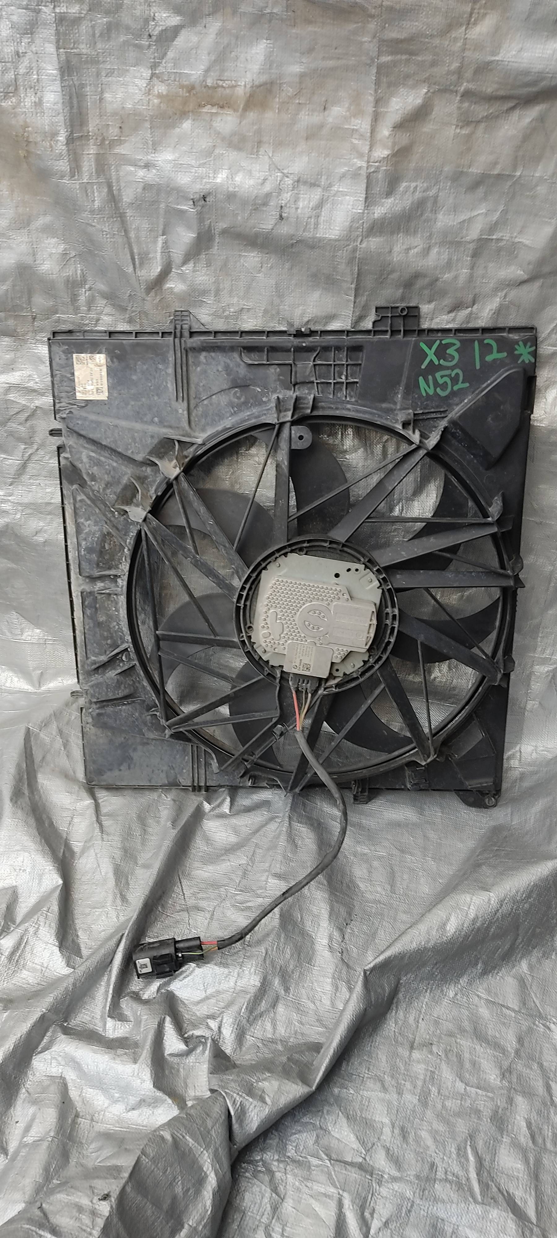 Bmw X3 2010 - 2013 Ventilador de Radiador Delantera Usado Original