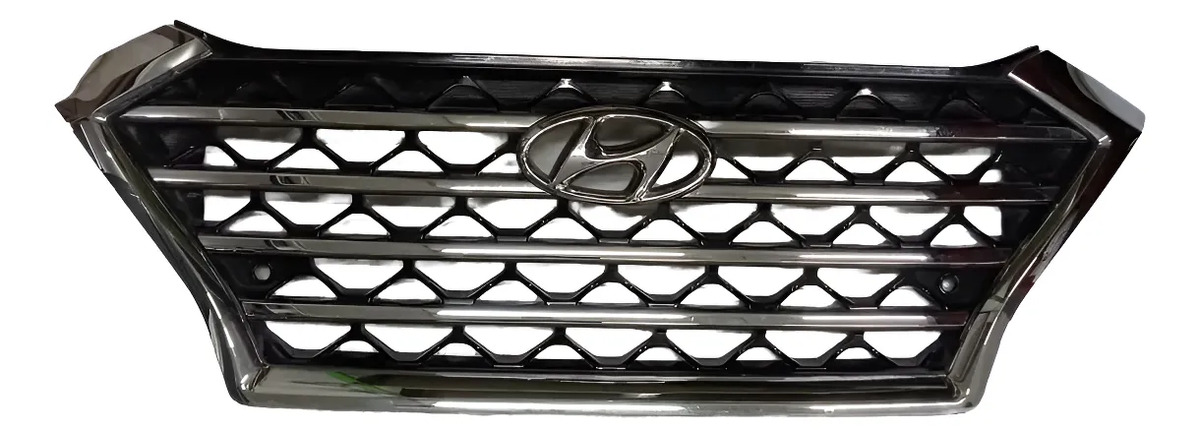 Parrilla Delantera Hyundai Tucson 2019/2021. C/detalle. Negro Brillante
