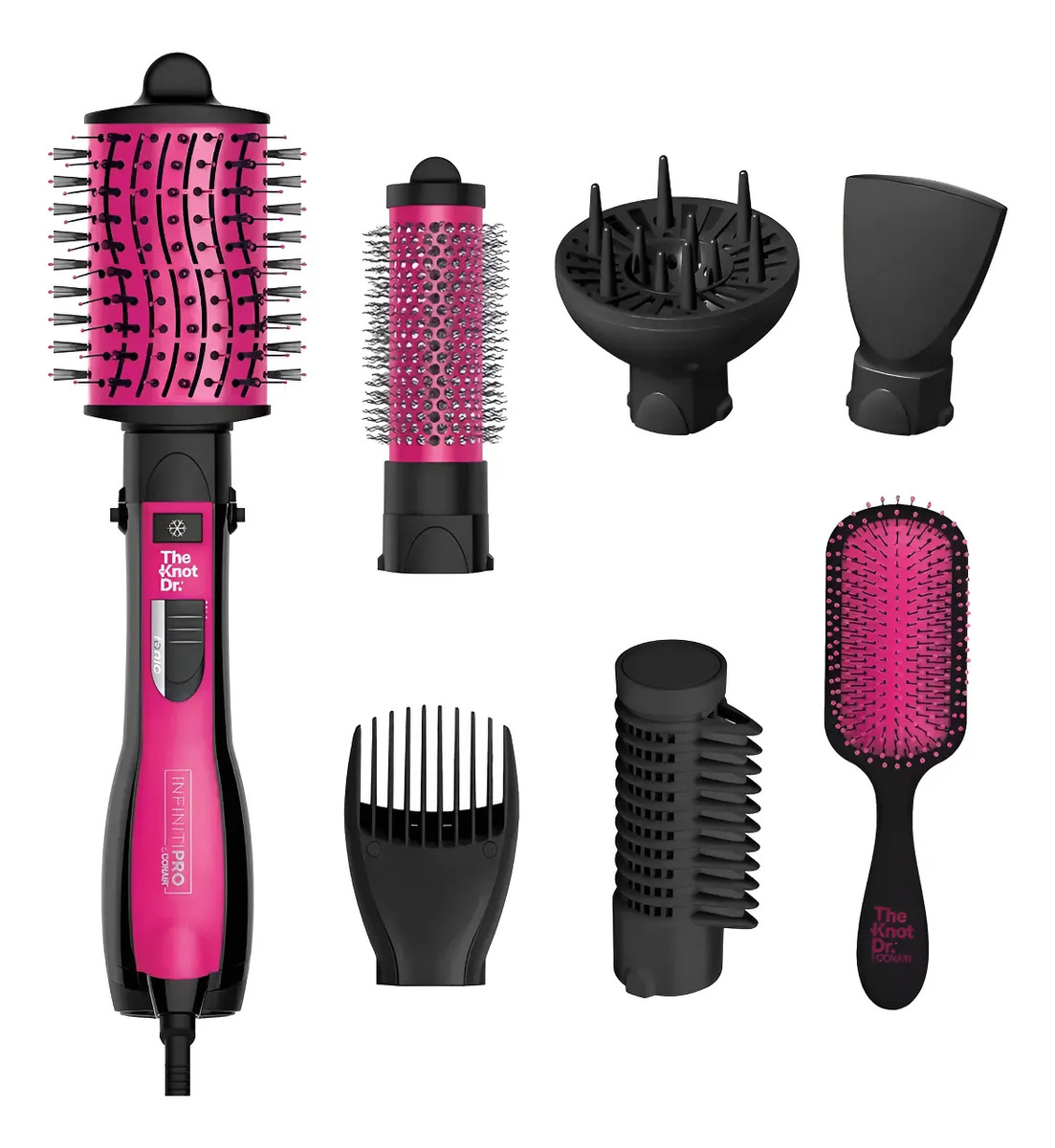 Conair Infiniti Pro Cepillo Secador De Cabello Msi Rosa Chicle