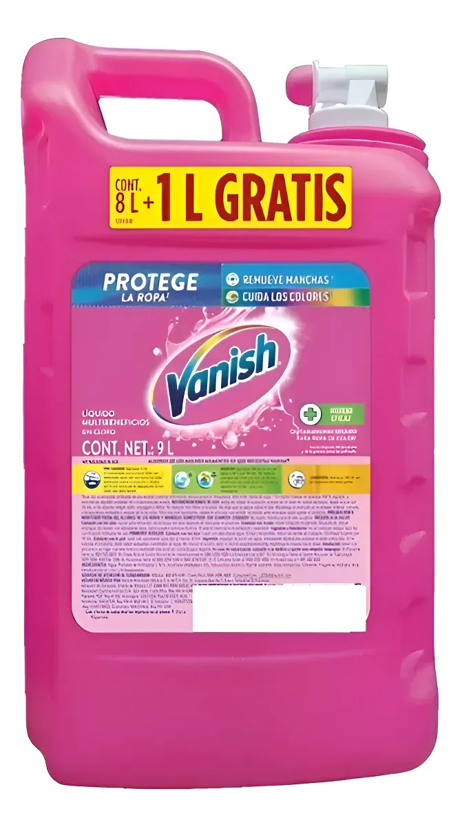 Vanish Rosa Multiusos Liquido 9 Litros