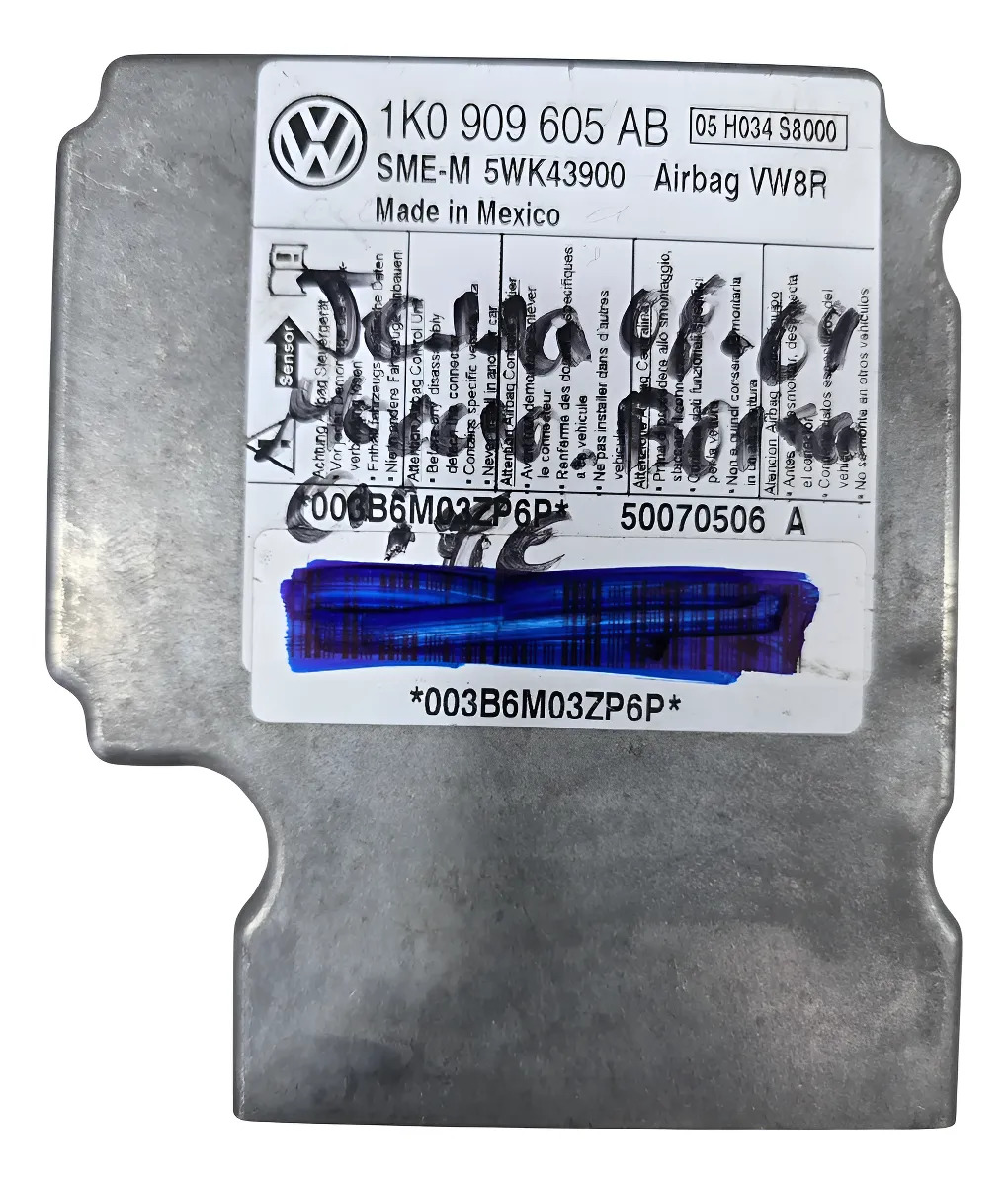 Volkswagen Jetta 2007 - 2009 Módulos de Bolsas de Aire Usado Original