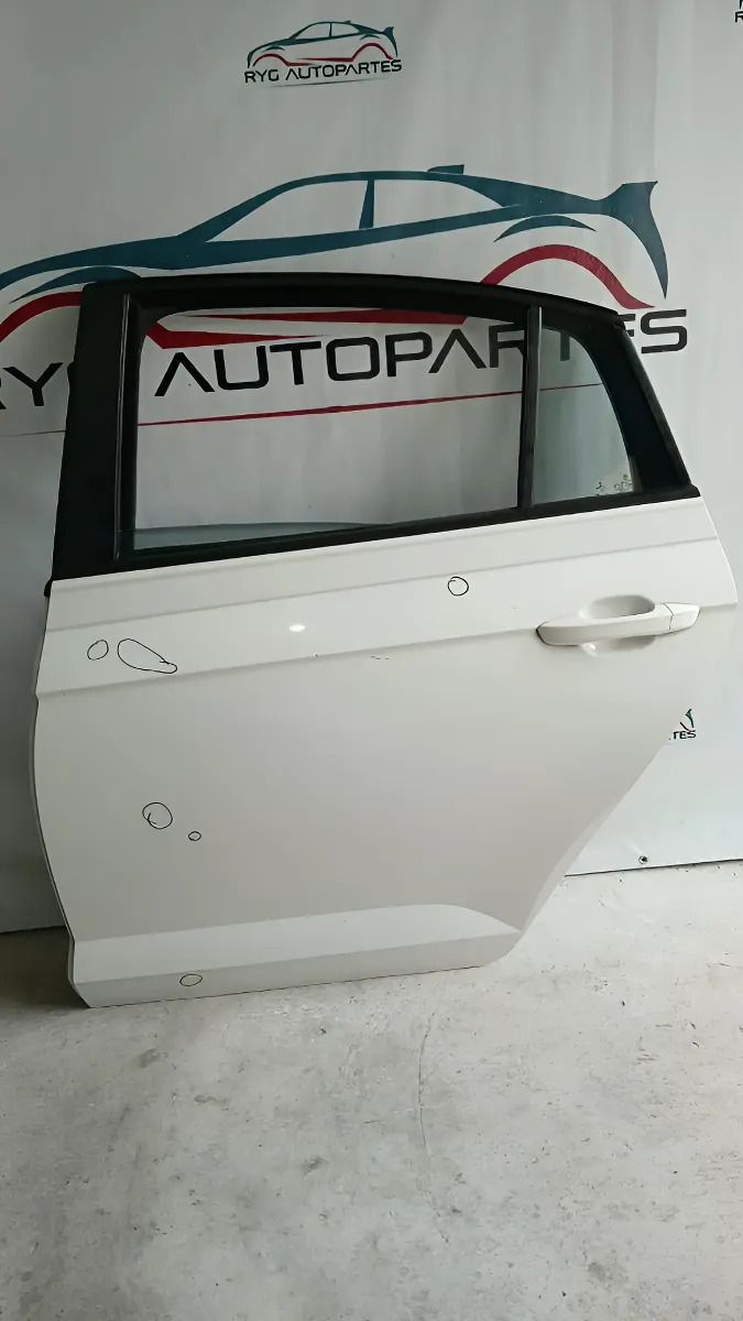 Puerta Trasera Izquierda Volkswagen Virtus 2020-2026 Eléct. Delantera Izquierdo Blanco