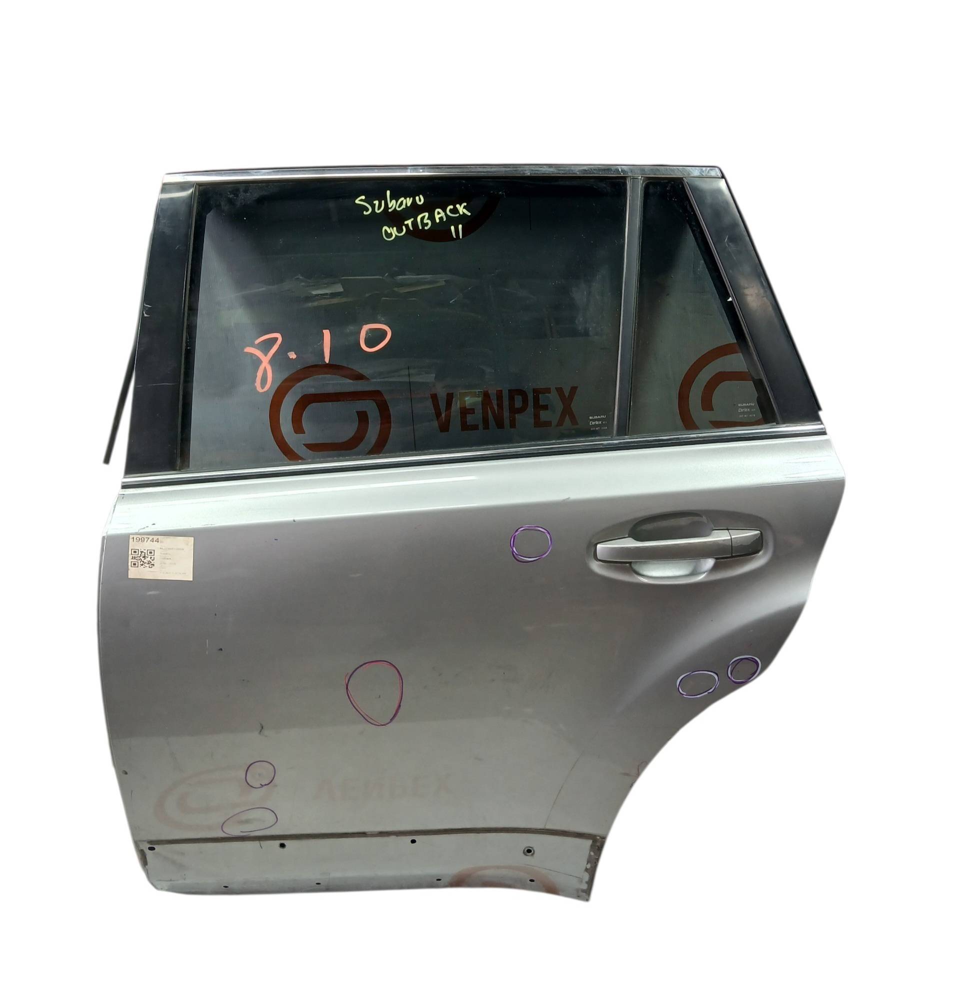 Subaru Outback 2010 - 2015 Puerta Trasera Izquierdo Usado Original