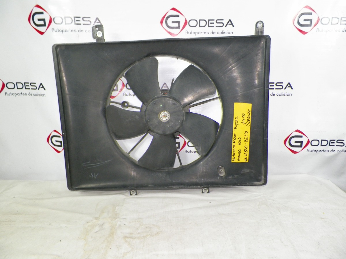 Motoventilador Toyota Avanza 2013 Usado C/detalle 