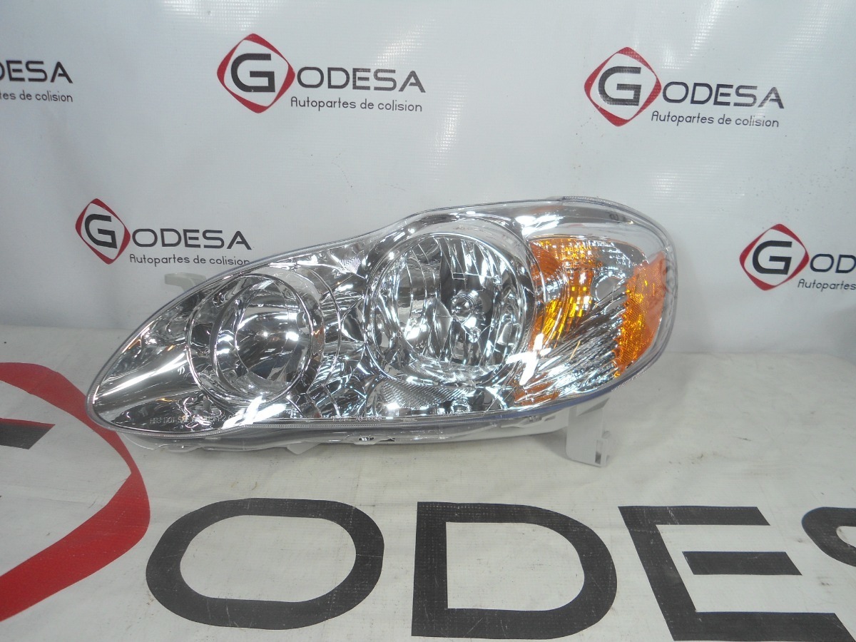 Faro Lh Corolla 05-08 Cromado Taiwan 