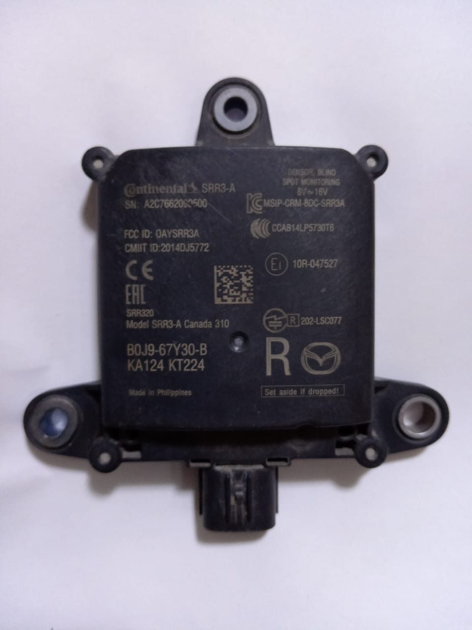 Sensor Punto Ciego Mazda 3 2019 - 2021